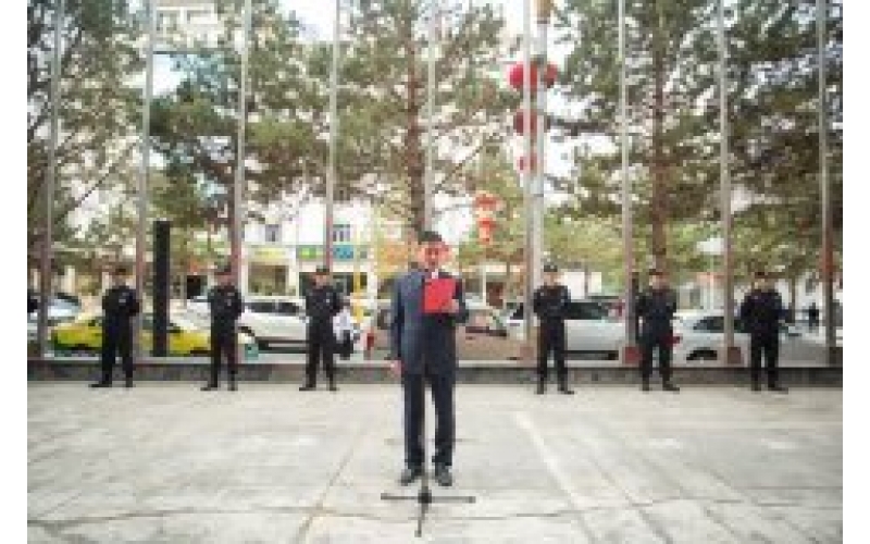 慶賀祖國70華誕，野馬集團舉行升旗儀式！